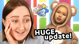 WE FINALLY HAVE INFANTS IN THE SIMS 4!!!