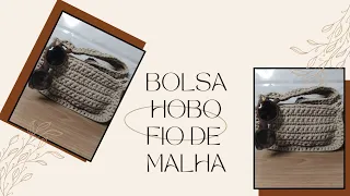 Bolsa Hobo em Fio de Malha 🧶