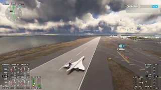 MSFS Concorde Landing