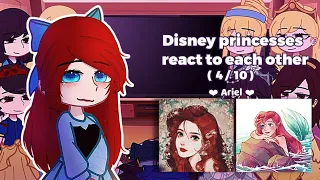 [ ❤︎ ] Disney princesses react to each other [ 4/10 ] [ 🇺🇸|🇧🇷 ]