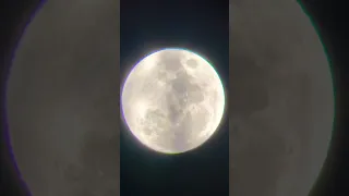 The Moon Through 90mm Telescope