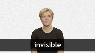 How to pronounce INVISIBLE in European Spanish