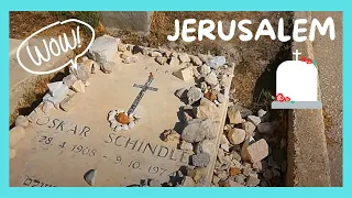 JERUSALEM: Oskar Schindler's grave, saved Jews during Holocaust #travel #jerusalem
