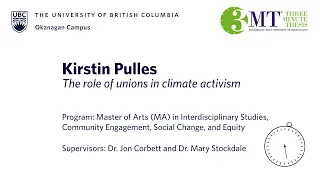 2023 UBCO 3MT Finalist: Kirstin Pulles