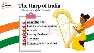 The Harp of India | Henry Louis Vivian Derozio | Indian English Poetry | IGNOU | MEG 07