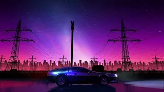 LA Sunset Drive   -   Retrowave  -  Synthwave   -  Vaporwave   -  Motion Graphics - Background Video