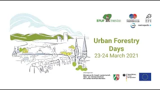 Day 1 Keynote session 2 | Urban forestry and the pillars of sustainability