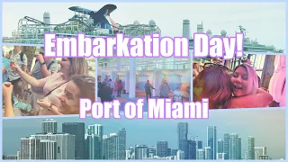Embarkation Day on the Carnival Celebration: Port of Miami (Part 1)