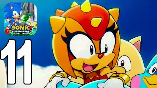 Sonic Superstars - Trip's Story Final Boss Ending History Egg Fortress Full +  Secrets - Part 11