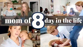 MOM OF 8 KIDS DAY IN THE LIFE | STAY AT HOME MOM | TWIN TODDLERS + NEWBORN