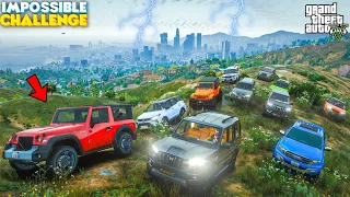 GTA 5: SUPER INDIAN CARS vs THUNDER STORM MOUNTAIN OFF-ROADING 🌩️ GTA 5 MODS! INDIAN CARS!