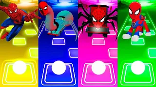 Spiderman - Thomas Spider - Choo Choo Charles Spider - Paw Patrol Spider | Tiles Hop EDM Rush!