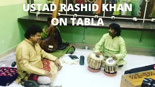 Ustad Rashid khan playing tabla and Subhankar Banerjee Singing |Role Reversed