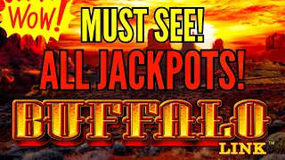 🚨ALL JACKPOT HANDPAYS on BUFFALO LINK!🚨