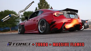 Installing a Tomei on my Widebody Turbo Frs/86