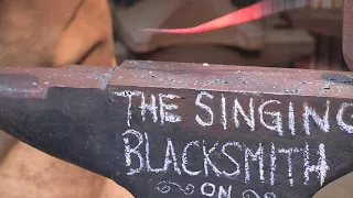 Forging and Iron Rose with Singing Blacksmith Bryan Headley