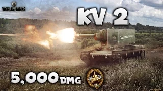 World Of Tanks | KV- 2 - 5000 Damage