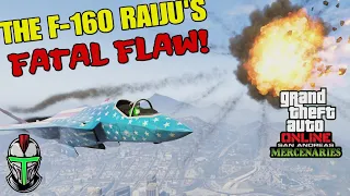 The F-160 Raiju's FATAL Flaw! GTA Online San Andreas Mercenaries DLC!