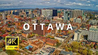 Ottawa, Canada 🇨🇦 in 4K ULTRA HD 60 FPS by Drone