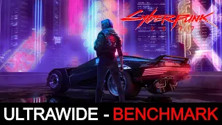 Cyberpunk 2077 // RTX 3080 //Benchmark // 21:9 // Ultrawide