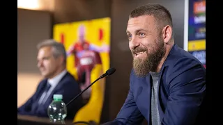 La conferenza stampa di Daniele De Rossi