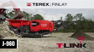 Terex Finlay J-960 jaw crusher (recycling concrete)