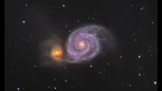 Whirlpool Galaxy (M51) Captured and Processed