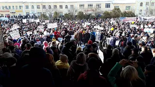 Волоколамск. Митинг против ядровской свалки