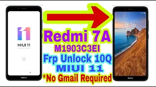 Redmi 7A(MIUI 11/9.0 Pie)Frp Bypass Without Pc||New Trick 2020||Bypass Google Account 100% Working