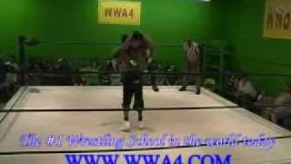 WWA4 spine buster spot Jnard vs Jonathan Gresham