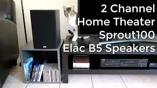 2 Channel Home Theater with the PS Audio Sprout100 and Elac B5 Speakers