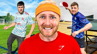 I Challenged YouTubers To Their Favourite Sports 3!!