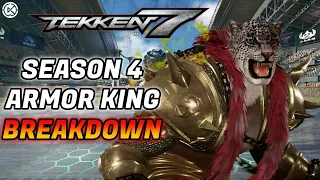 SEASON 4 Armor King Breakdown | TEKKEN 7