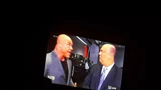 Raw: Paul Heyman Backstage Segment with Kurt Angle