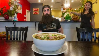MORE THAN FIFTY PEOPLE HAVE FAILED THIS $65 PHO CHALLENGE! | BeardMeatsFood
