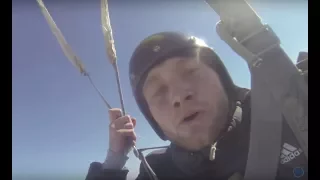 Первый прыжок с парашютом в Веселой Тарасовке (Украина, Луганская обл.)