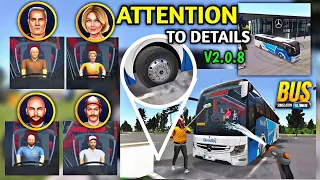 Attention to New Details & Features! - Bus Simulator Ultimate New Update 2.0.8🏕 | Bus Gameplay