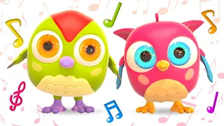 Baby songs & nursery rhymes. Learn opposites for kids with Hop Hop the Owl. Quiet & Loud kids' song.