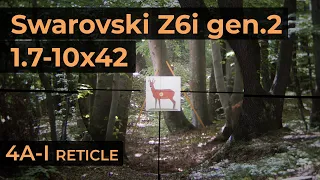 Swarovski Z6i gen.2 1.7-10x42 Reticle 4A-I | Optics Trade Reticle Subtensions