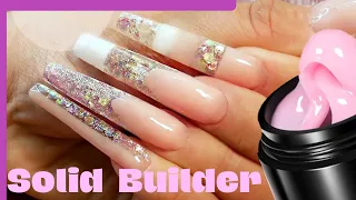 How to do Solid Builder Gel on Tips: Beginner Friendly Nail Extensions