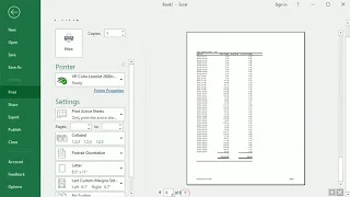 Printing Selected Rows or Columns on Every Page of an Excel Worksheet