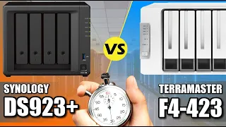 Synology DS923+ vs Terramaster F4-423 NAS - As Quick As Possible!