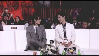 【bjyx】xiao zhan and yibo together at tecent video all star awards 2019