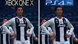 FIFA 19 | Xbox One X VS PS4 Pro | Graphics Comparison