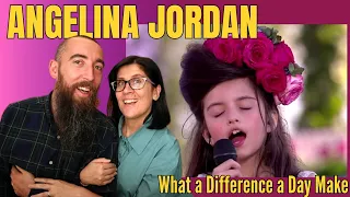 Angelina Jordan - What a Difference a Day Make (REACTION) with my wife