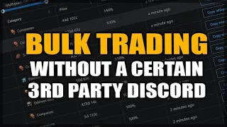 PATH of EXILE: Easy Bulk Trading without a Certain 3rd Party Discord - How to Buy & Sell