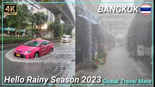 Bangkok Rainy Season 2023 Heavy Storm and Rain Today Monsoon