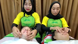 $5 FALL ASLEEP FACE MASSAGE (Totok Waja) 🇮🇩 Jakarta Indonesia 4K