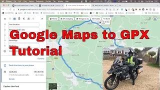 How To Convert Google Maps To GPX Files In Seconds!