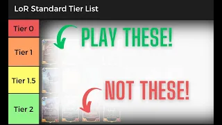 LoR Standard Meta Tier List